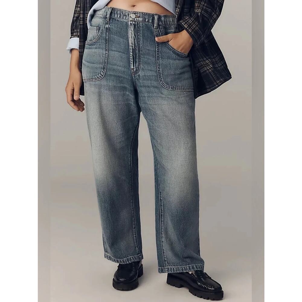 Anthropologie Pilcro The Jenna Mid-Rise Relaxed Jeans - Picture 2 of 13